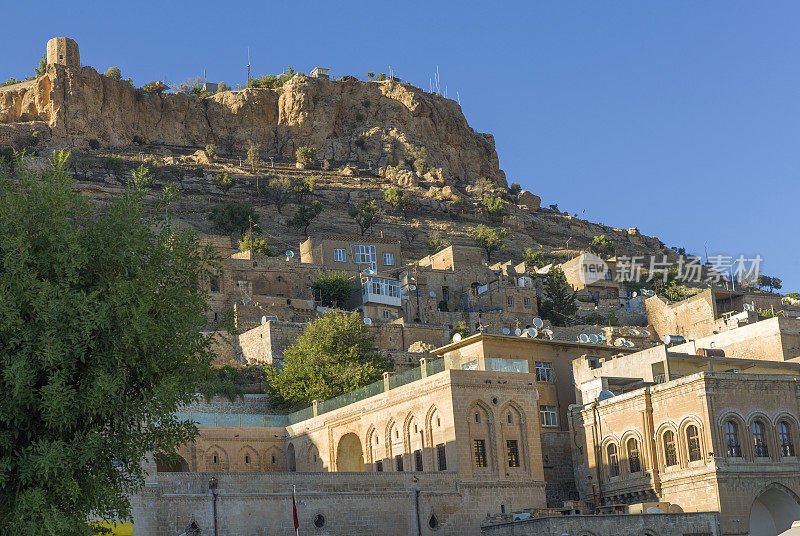 中东小镇mardin turkey的古老传统石屋